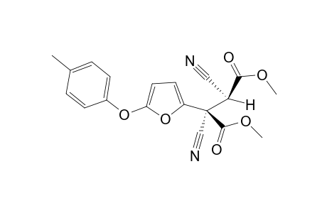 Dimethyl 2,3-dicyano-2-[2'-(p-tolyloxy)fur-5'-yl]succinate