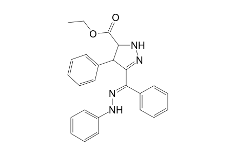 1H-Pyrazole-5-carboxylic acid, 4,5-dihydro-4-phenyl-3-[phenyl(phenylhydrazono)methyl]-, ethyl ester