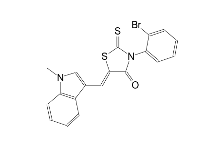 (5Z)-3-(2-bromophenyl)-5-[(1-methyl-1H-indol-3-yl)methylene]-2-thioxo-1,3-thiazolidin-4-one