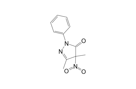 4,5-Dimethyl-4-nitro-2-phenyl-2,4-dihydro-pyrazol-3-one