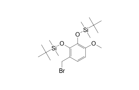 2,3-DI-[(TERT.-BUTYLDIMETHYLSILYL)-OXY]-4-METHOXYBENZYL-BROMIDE