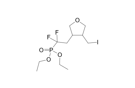 3-(Iodomethyl)-4-[[2-(diethoxy)phosphinyl]-2,2-difluoro]ethyl]tetrahydrofuran