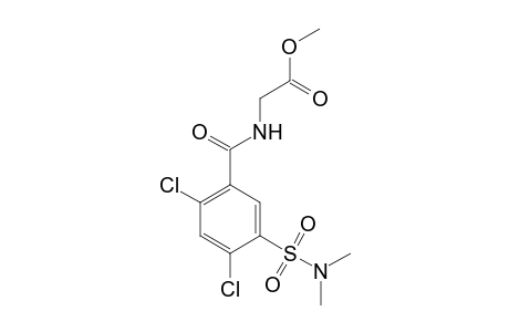 (2,4-Dichloro-5-dimethylsulfamoylbenzoylamino)acetic acid methyl ester
