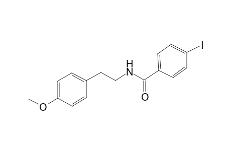 4-Iodo-N-[2-(4-methoxyphenyl)ethyl]benzamide