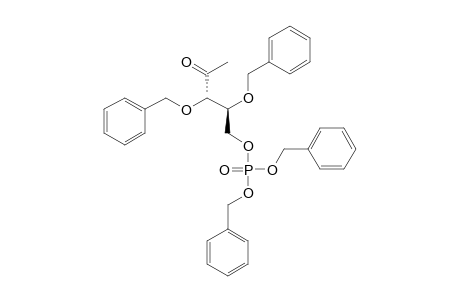 (2R,3S)-PHOSPHORIC-ACID-DIBENZYLESTER-2,3-BIS-(BENZYLOXY)-4-OXOPENTYLESTER