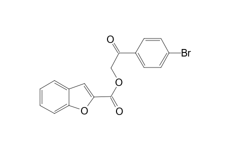 2-(4-Bromophenyl)-2-oxoethyl 1-benzofuran-2-carboxylate