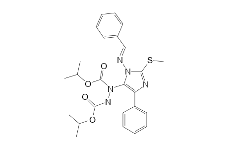 1-BENZYLIDENEAMINO-5-(1,2-DIISOPROPYLCARBONYL)-HYDRAZINO-2-METHYLTHIO-4-PHENYL-1-IMIDAZOLE