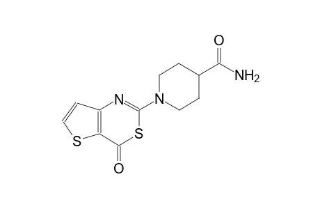 1-(4-oxo-4H-thieno[3,2-d][1,3]thiazin-2-yl)-4-piperidinecarboxamide