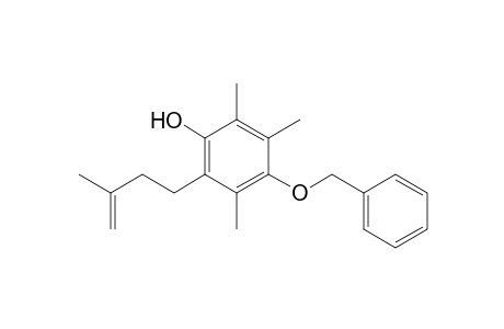 4-Benzyloxy-2,3,5-trimethyl-6-(3-methylbut-3-enyl)phenol