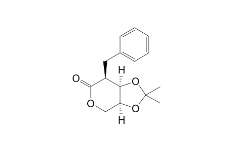 (3aS,7S,7aR)-7-Benzyl-2,2-dimethyl-3a,6,7,7a-tetrahydro-4H-1,3-dioxolo[4,5-c]pyran-6-one