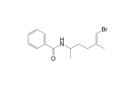 Benzamide, N-(5-bromo-1,4-dimethyl-4-pentenyl)-, (E)-