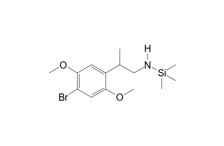 2-(4-Bromo-2,5-dimethoxy-phenyl)propylamine TMS