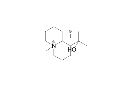 1-(1-Hydroxy-1-methyl-ethyl)-5-methyl-octahydro-quinolizinium iodide