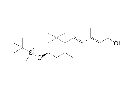 (2E,4E)-5-[(R)-4'-(t-Butyldimethylsilyloxy)-2',6',6'-trimethylcyclohex-1'-en-1'-yl]-3-methylpenta-2,4-dien-1-ol