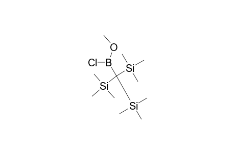 CHLORO-(METHOXY)-[TRIS-(TRIMETHYLSILYL)-METHYL]-BORANE