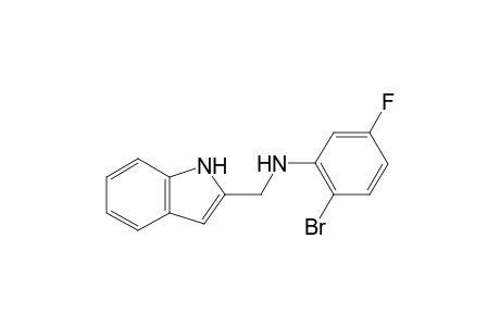 N-(1H-indol-2-ylmethyl)-2-bromo-5-fluoroaniline