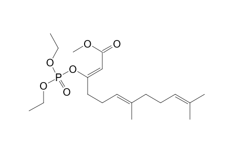 (2Z,6E)-3-diethoxyphosphoryloxy-7,11-dimethyl-dodeca-2,6,10-trienoic acid methyl ester