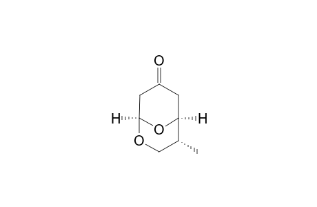 (1R*,4R*,5S*)-4-Methyl-2,9-dioxabicyclo[3.3.1]nonan-7-one