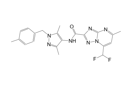 7-(difluoromethyl)-N-[3,5-dimethyl-1-(4-methylbenzyl)-1H-pyrazol-4-yl]-5-methyl[1,2,4]triazolo[1,5-a]pyrimidine-2-carboxamide