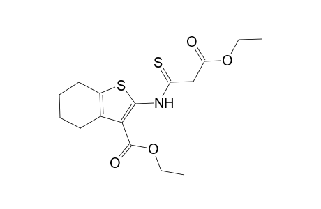 Ethyl 2-[(ethoxycarbonylmethyl)thiocarbonyl]amino-4,5,6,7-tetrahydrobenzo[b]thiophene-3-carboxylate