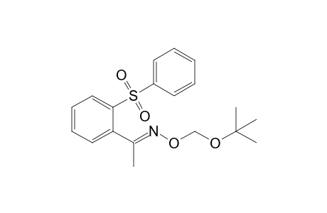 (E)-1-(2-besylphenyl)ethylidene-(tert-butoxymethoxy)amine
