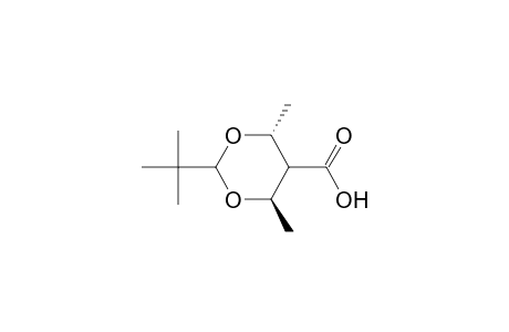 (2s,4R,5r,6R)-2-(t-butyl)-4,6-dimethyl-1,3-dioxane-5-carboxylic acid