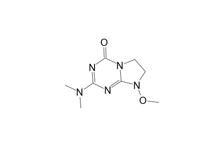 2-(Dimethylamino)-8-methoxy-7,8-dihydroimidazo[1,2-a][1,3,5]triazin-4(6H)-one