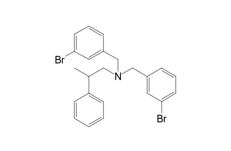 beta-Methylphenethylamine N,N-bis(3-bromobenzyl)