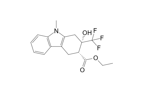 (2S,3R)-Ethyl 2-hydroxy-9-methyl-2-(trifluoromethyl)-2,3,4,9-tetrahydro-1H-carbazole-3-carboxylate