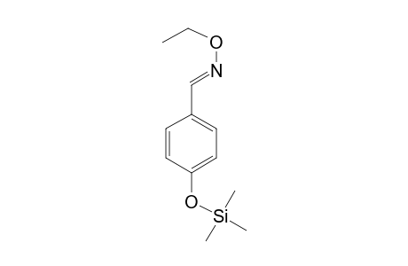 Benzaldehyde <4-hydroxy-> ethoxime, mono-TMS