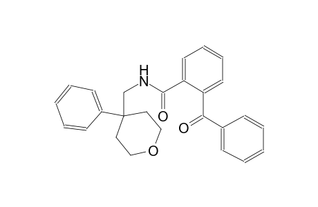 2-benzoyl-N-[(4-phenyltetrahydro-2H-pyran-4-yl)methyl]benzamide