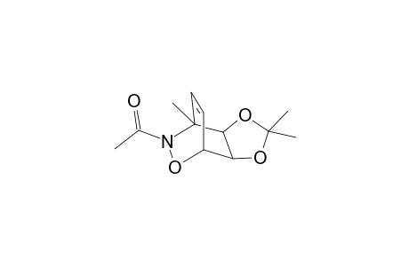 1-Methyl-5,6-O-isopropylidene-3-oxa-2-azabicyclo[2.2.2]oct-7-ene-5,6-diol, 2-acetyl