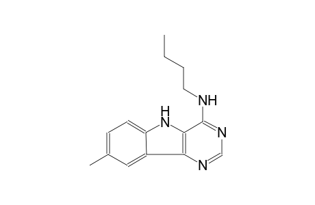 N-butyl-8-methyl-5H-pyrimido[5,4-b]indol-4-amine