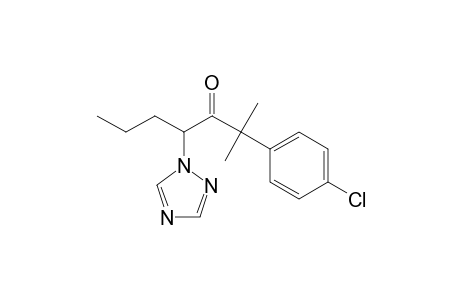 3-Heptanone, 2-(4-chlorophenyl)-2-methyl-4-(1H-1,2,4-triazol-1-yl)-