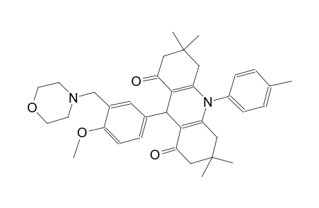 1,8(2H,5H)-acridinedione, 3,4,6,7,9,10-hexahydro-9-[4-methoxy-3-(4-morpholinylmethyl)phenyl]-3,3,6,6-tetramethyl-10-(4-methylphenyl)-