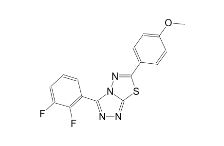 [1,2,4]triazolo[3,4-b][1,3,4]thiadiazole, 3-(2,3-difluorophenyl)-6-(4-methoxyphenyl)-