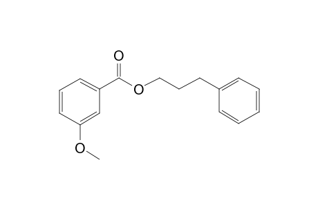 3-Methoxybenzoic acid, 3-phenylpropyl ester