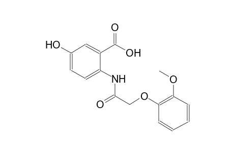 5-hydroxy-2-{[(2-methoxyphenoxy)acetyl]amino}benzoic acid