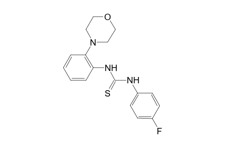 1-(4-fluorophenyl)-3-(2-morpholinophenyl)thiourea