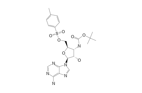 3'-TERT.-BUTOXYCARBONYLAMINO-5'-O-TOSYL-3'-DESOXYADENOSINE