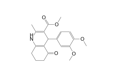 methyl 4-(3,4-dimethoxyphenyl)-2-methyl-5-oxo-1,4,5,6,7,8-hexahydro-3-quinolinecarboxylate