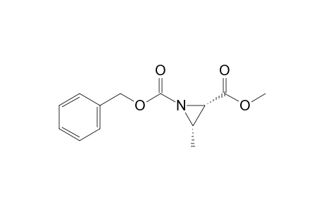 (2S,3S)-3-methylaziridine-1,2-dicarboxylic acid O2-methyl ester O1-(phenylmethyl) ester