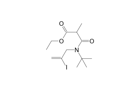 N-(tert-Butyl)-2-(ethoxycarbonyl)-N-(2-iodoallyl)-propanamide