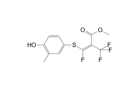 3-Fluoro-3-(4-hydroxy-3-methyl-phenylsulfanyl)-2-trifluoromethyl-acrylic acid methyl ester