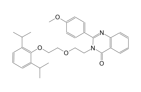 3-{2-[2-(2,6-diisopropylphenoxy)ethoxy]ethyl}-2-(4-methoxyphenyl)-4(3H)-quinazolinone