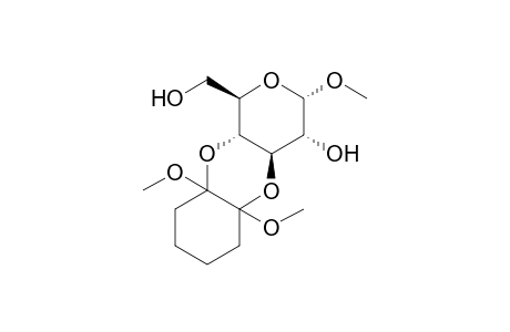 Methyl 3,4-O-(1',2'-dimethoxycyclohexane-1',2'-diyl)-.alpha.,D-glucopyranoside