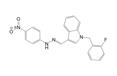 1-(2-fluorobenzyl)-1H-indole-3-carbaldehyde (4-nitrophenyl)hydrazone