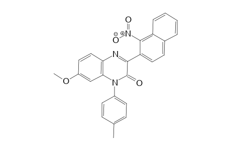 7-Methoxy-1-(4-methylphenyl)-3-(1-nitronaphthalen-2-yl)quinoxalin-2(1H)-one