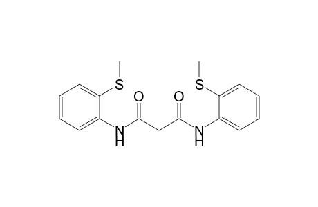 N,N'-bis(2-methylsulfanylphenyl)propanediamide