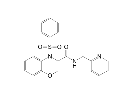 2-{2-methoxy[(4-methylphenyl)sulfonyl]anilino}-N-(2-pyridinylmethyl)acetamide